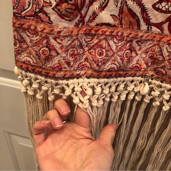 ZIMMERMANN
Vitali belted fringed embellished printed cotton mini dress size 0 - Picture 13 of 13